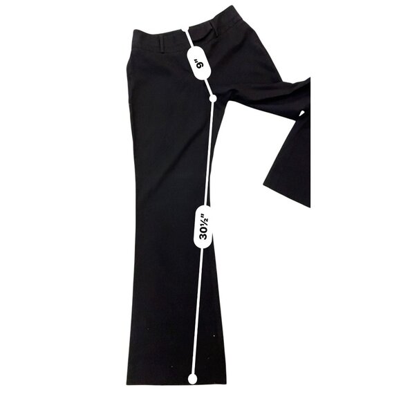 Vintage Limited low rise wide leg stretch trouser pant black Y2K 2003 MAMU0190 - Picture 4 of 7